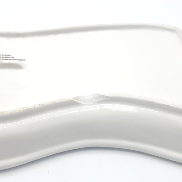 Boston Warehouse Trading Co Serving platter Striped Abstract Design 13" L x 6" w - Picture 8 of 9